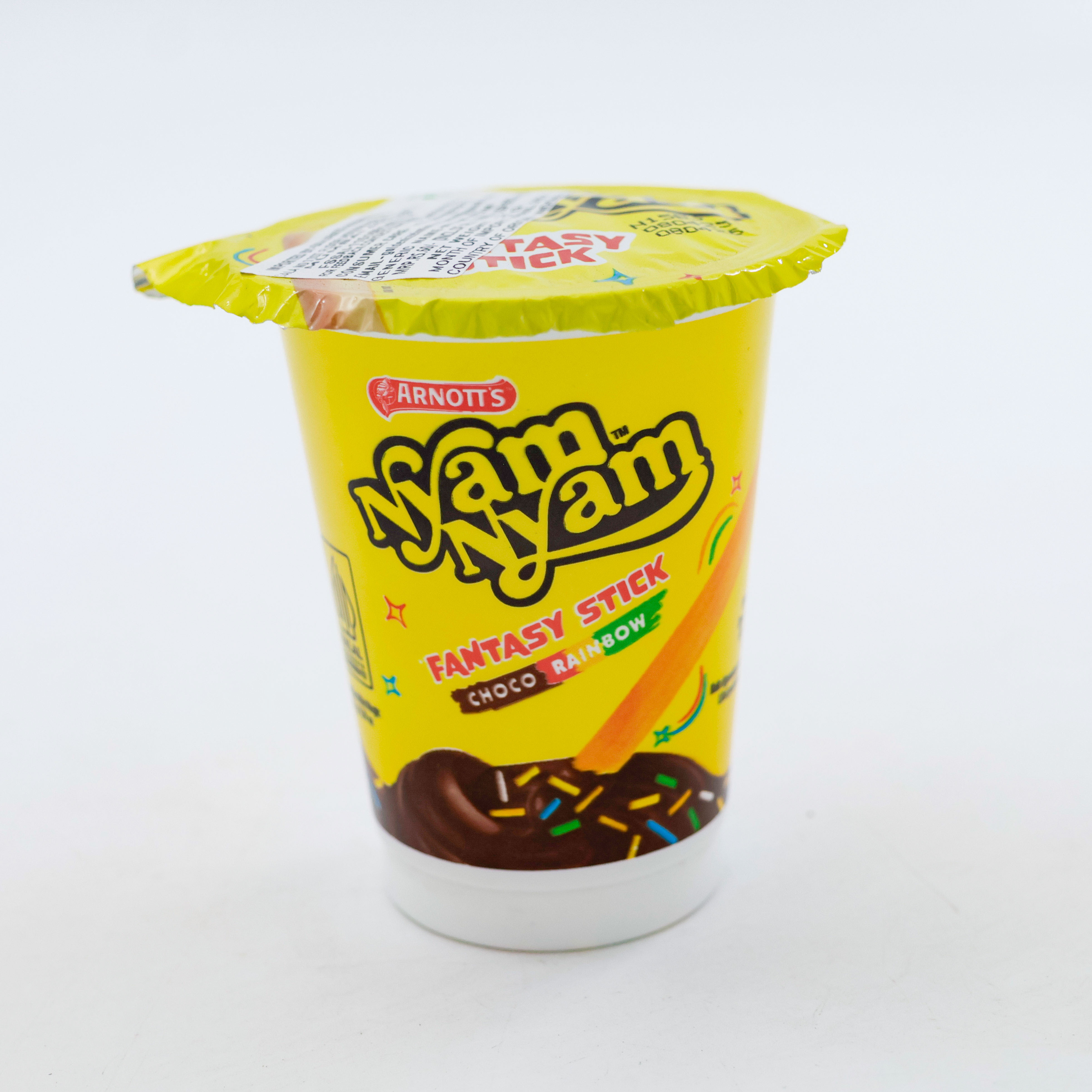 Nyam Nyam Fantasy Stick Choco Rainbow 25 g